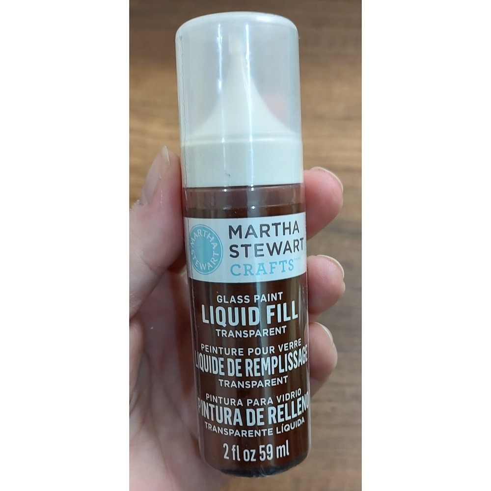 Martha Stewart Crafts Glass Paint Discontinued Gingerbread Gloss Transparent